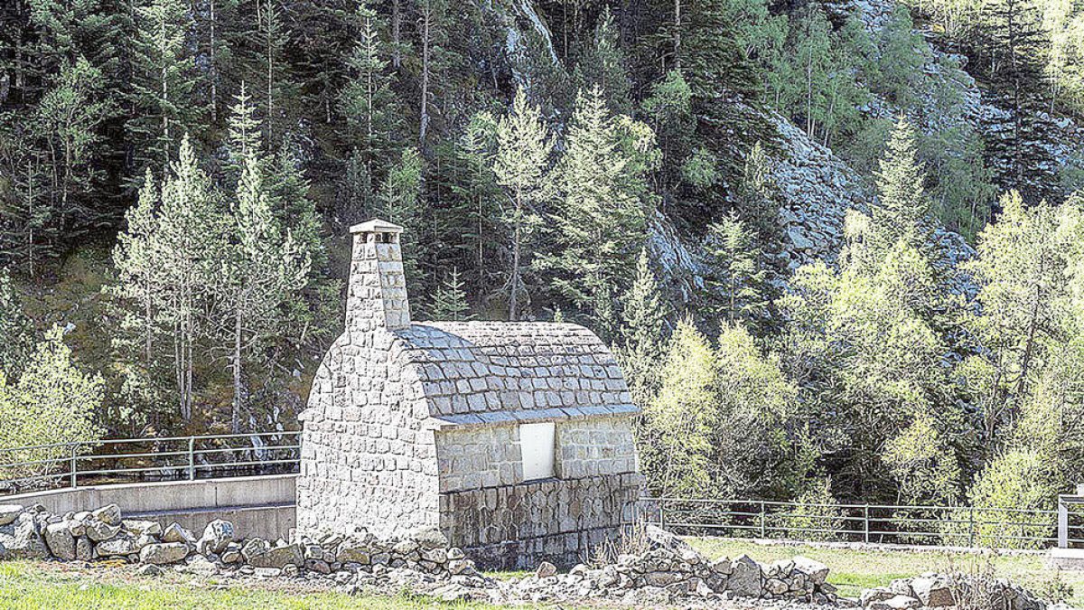Caseta del guarda de la presa de Ràmio.