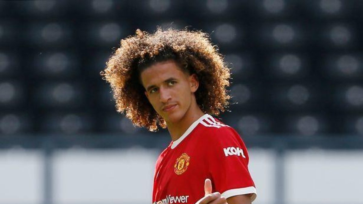 Hannibal Mejbri, de 19 anys, és una de les fermes promeses del planter del Manchester United.
