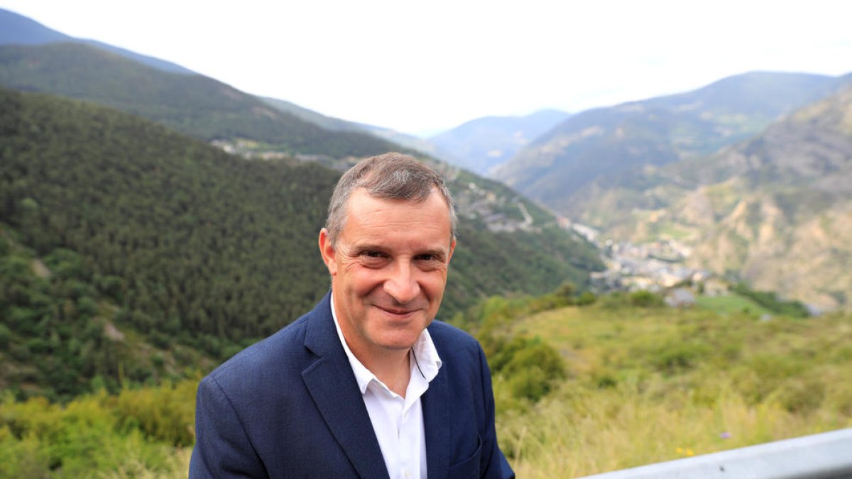 El cònsol major de Sant Julià de Lòria, Josep Majoral.