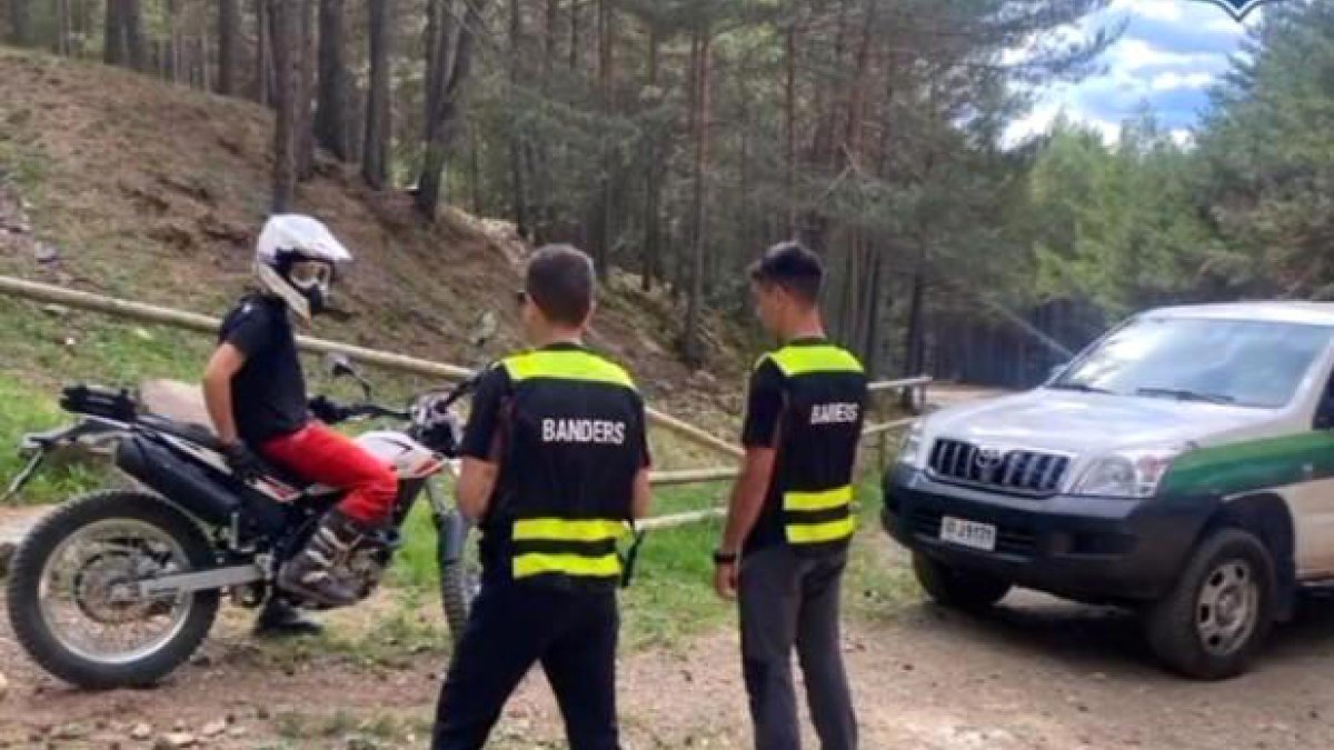 Un control dels banders.