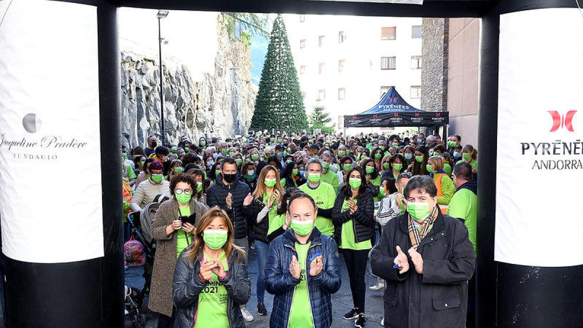 La darrera caminada contra el càncer, l'octubre passat.
