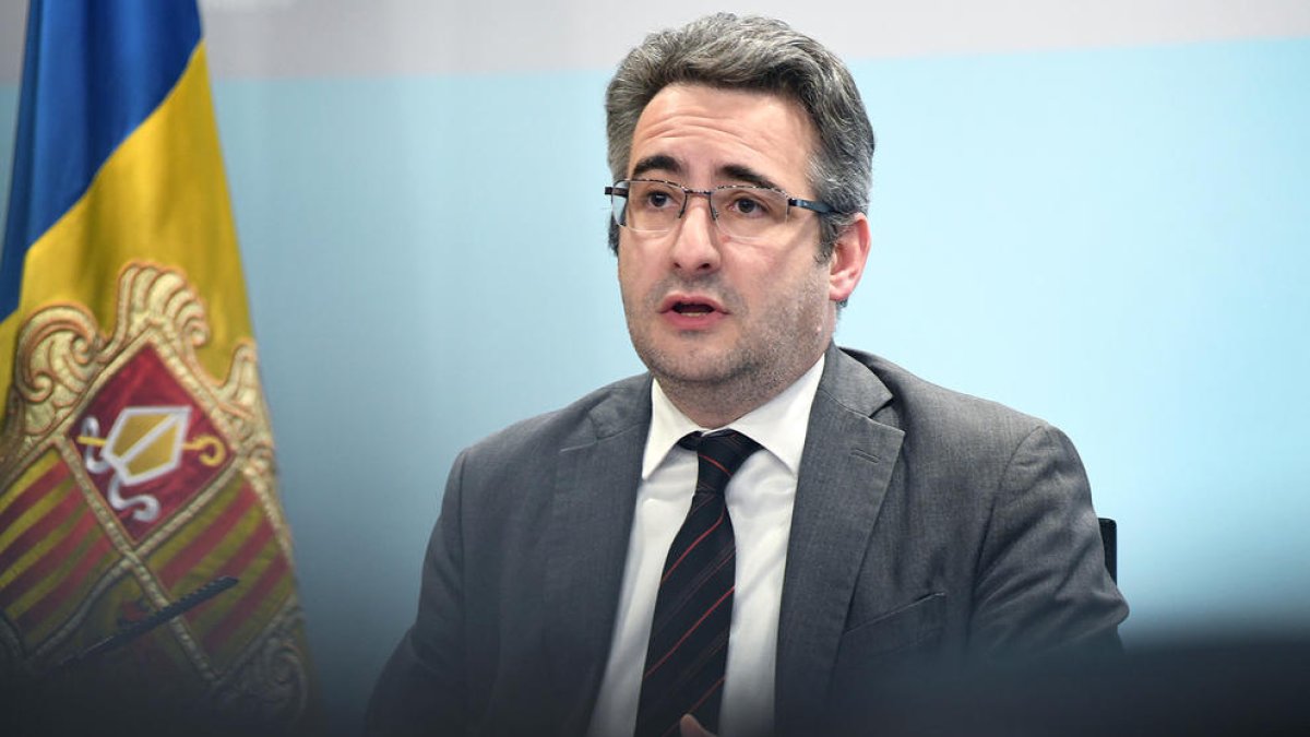 El ministre de Finances i portaveu del Govern, Eric Jover.