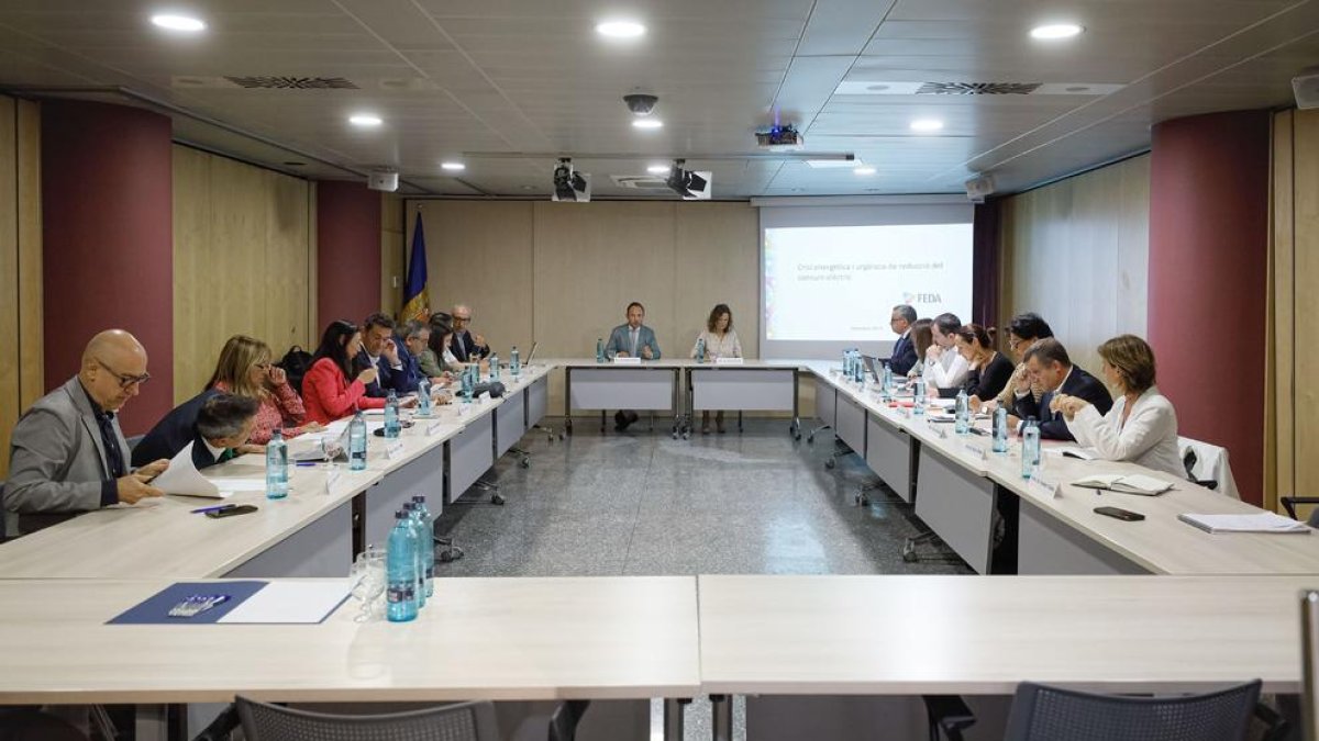 Reunió del Govern amb els comuns sobre l'estalvi energètic aquest matí