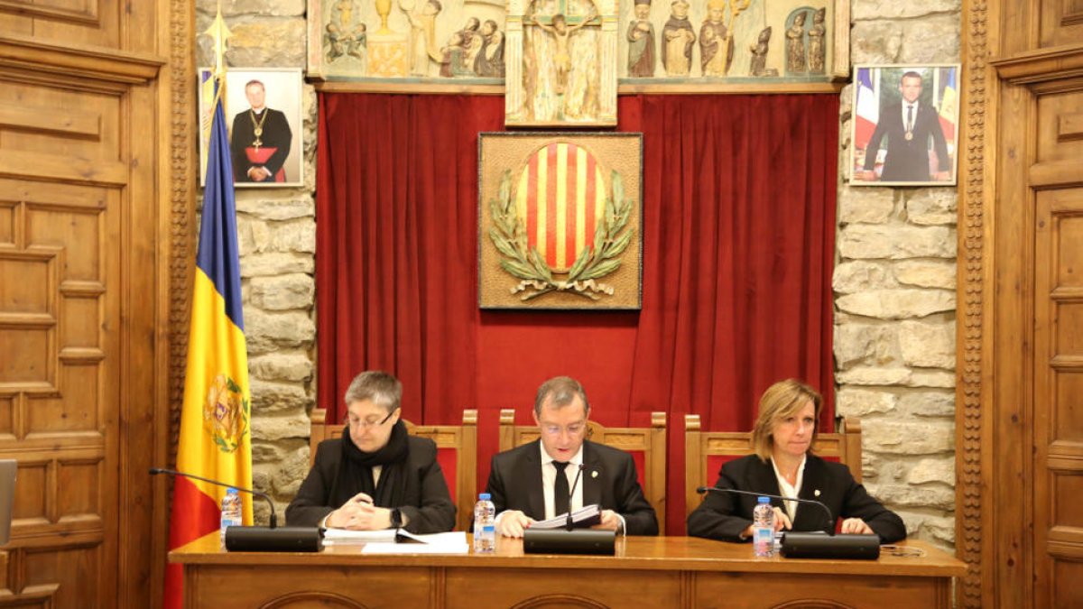 Sessió del consell de comú d'ahir.