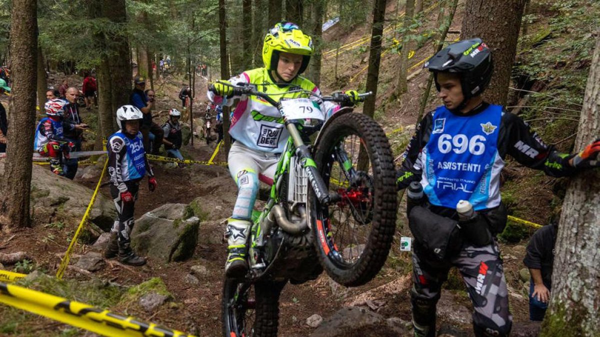 Maria Font durant la prova.