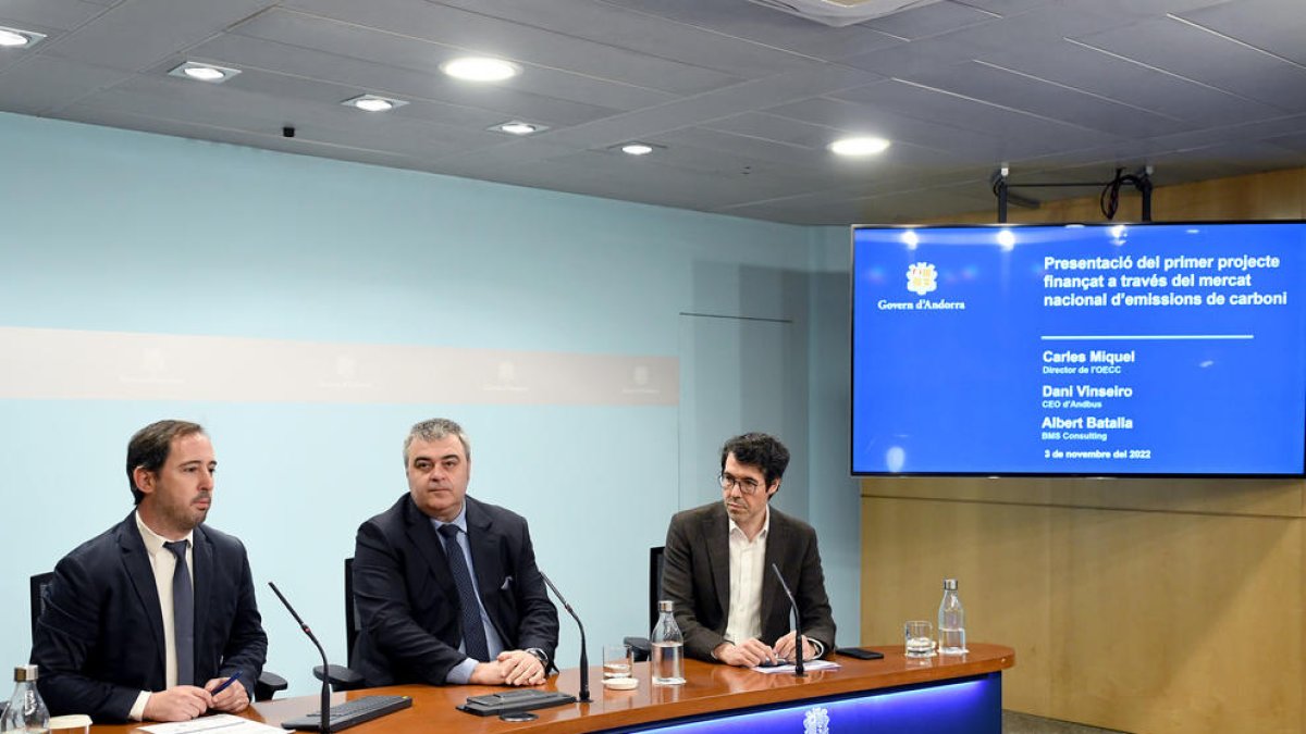 Presentació primer projecte finançat a través del mercat nacional d'emissions de carboni