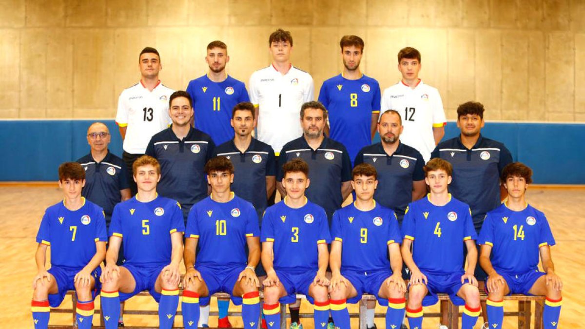 La selecció sub 19 a l'anterior Preeuropeu.