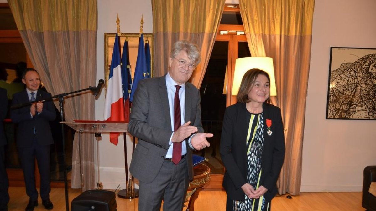 Canals amb Jean-Claude Tribolet durant l'acte