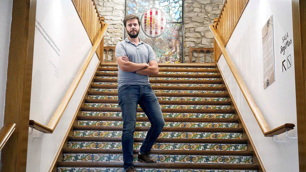 El conseller al comú de Sant Julià de Lòria Cerni Cairat, divendres a casa comuna.