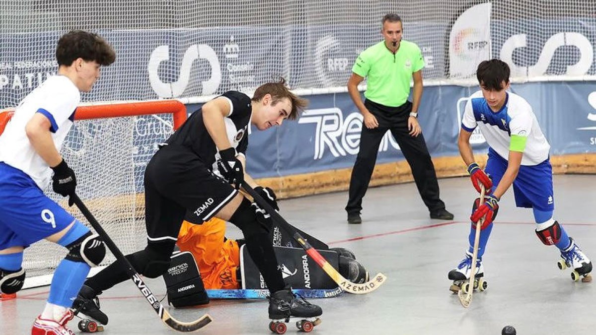 Un instant del partit.