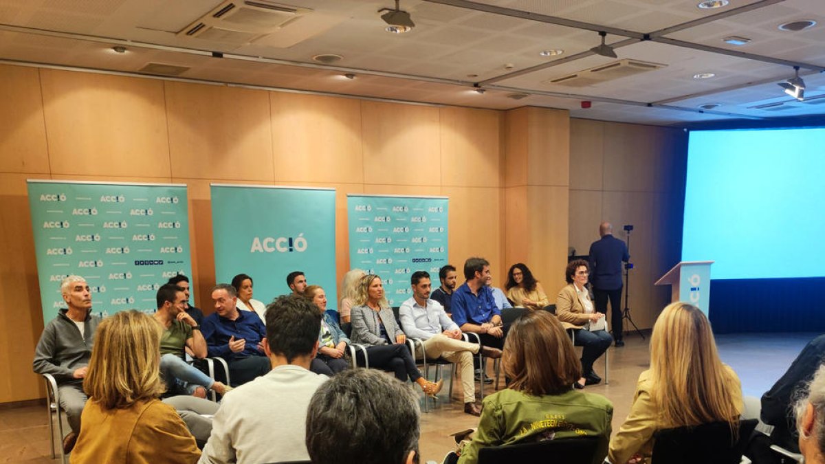 La presentació d'Acció per Andorra al Centre de Congressos de la capital.