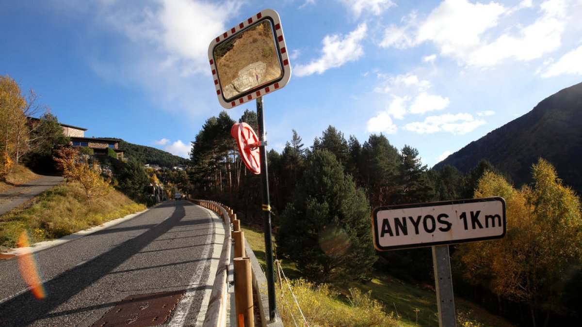 Carretera d'Anyós.