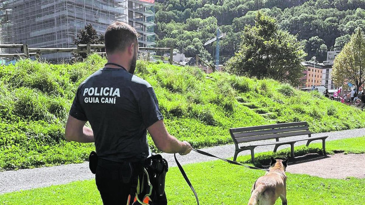 Demostració de com es treballa en rastre urbà.
