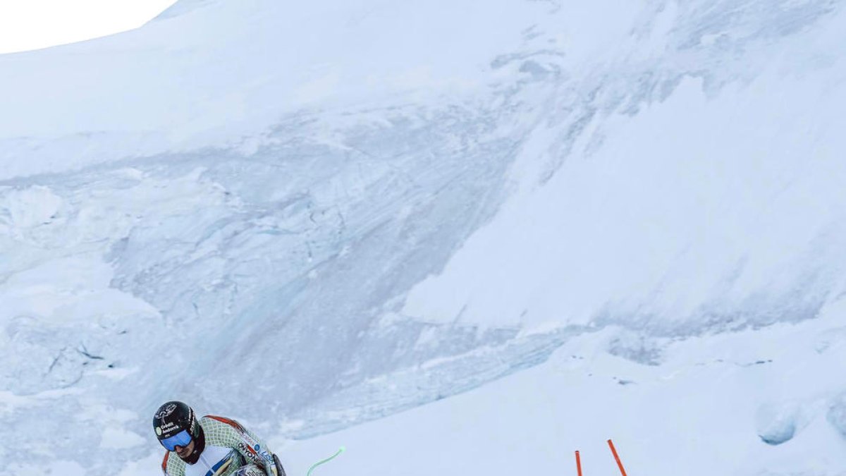 Joan Verdú ha estat treballant més dies a Saas Fee.