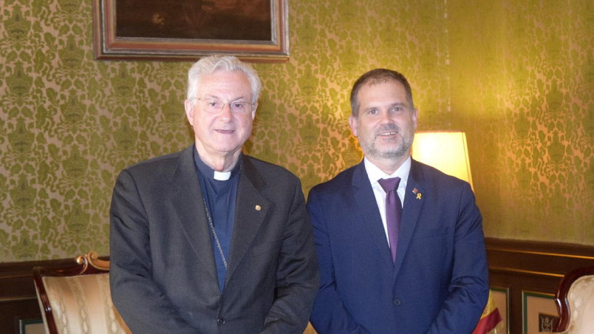 Trobada al Palau episcopal de La Seu d'Urgell