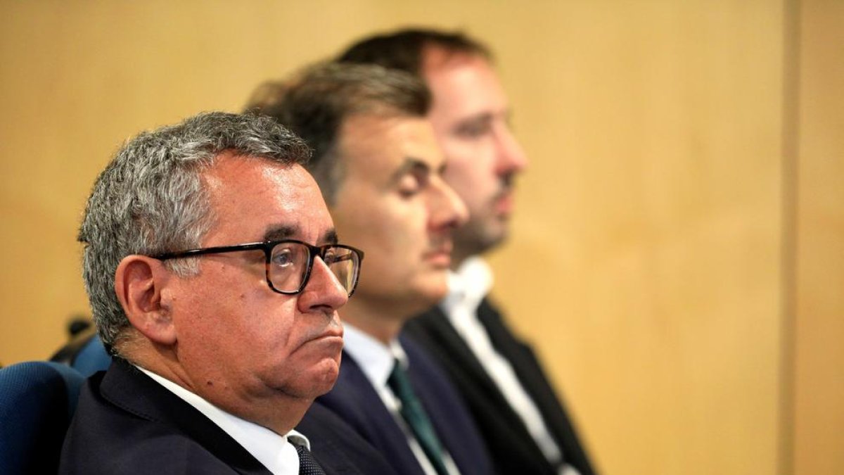 El director de Feda, Albert Moles, durant la compareixença