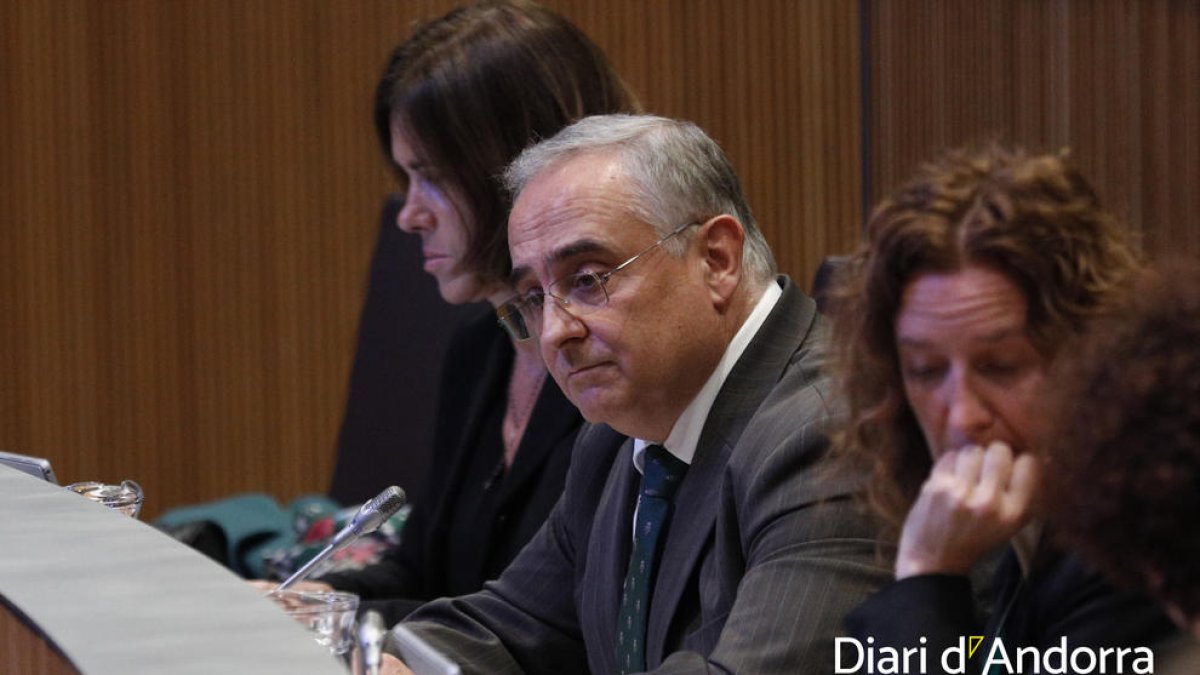 El ministre Font avui en el Consell General