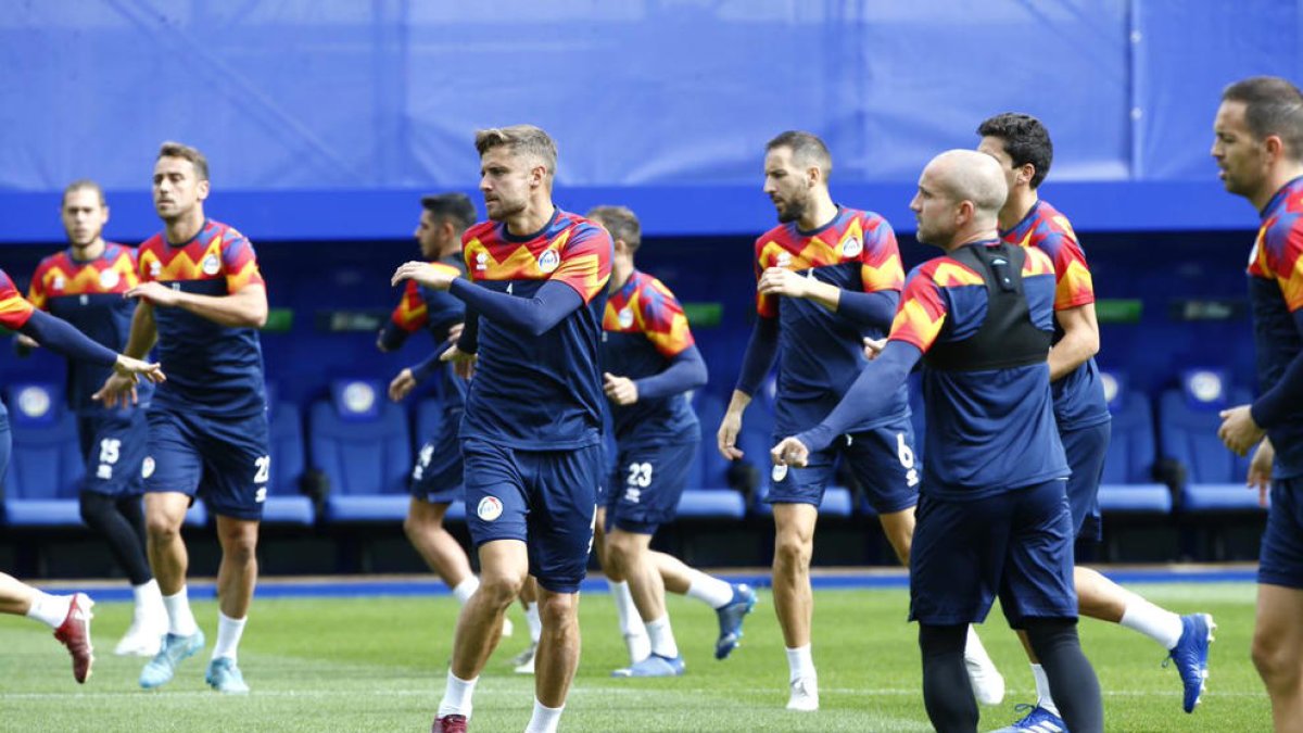 La selecció es va exercitar ahir a l'Estadi Nacional abans de tancar la Nations.