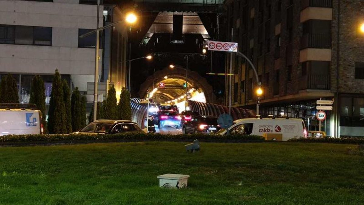 Accident de trànsit al túnel de Pont Pla