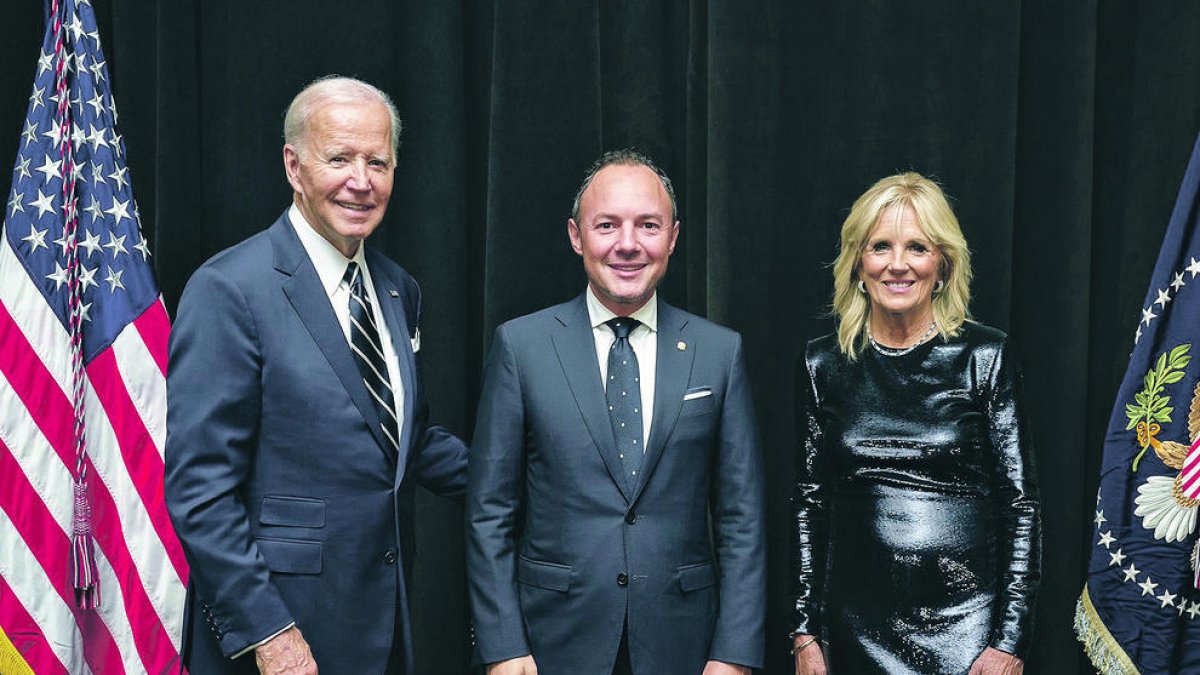 Espot, a la recepció del president dels Estats Units