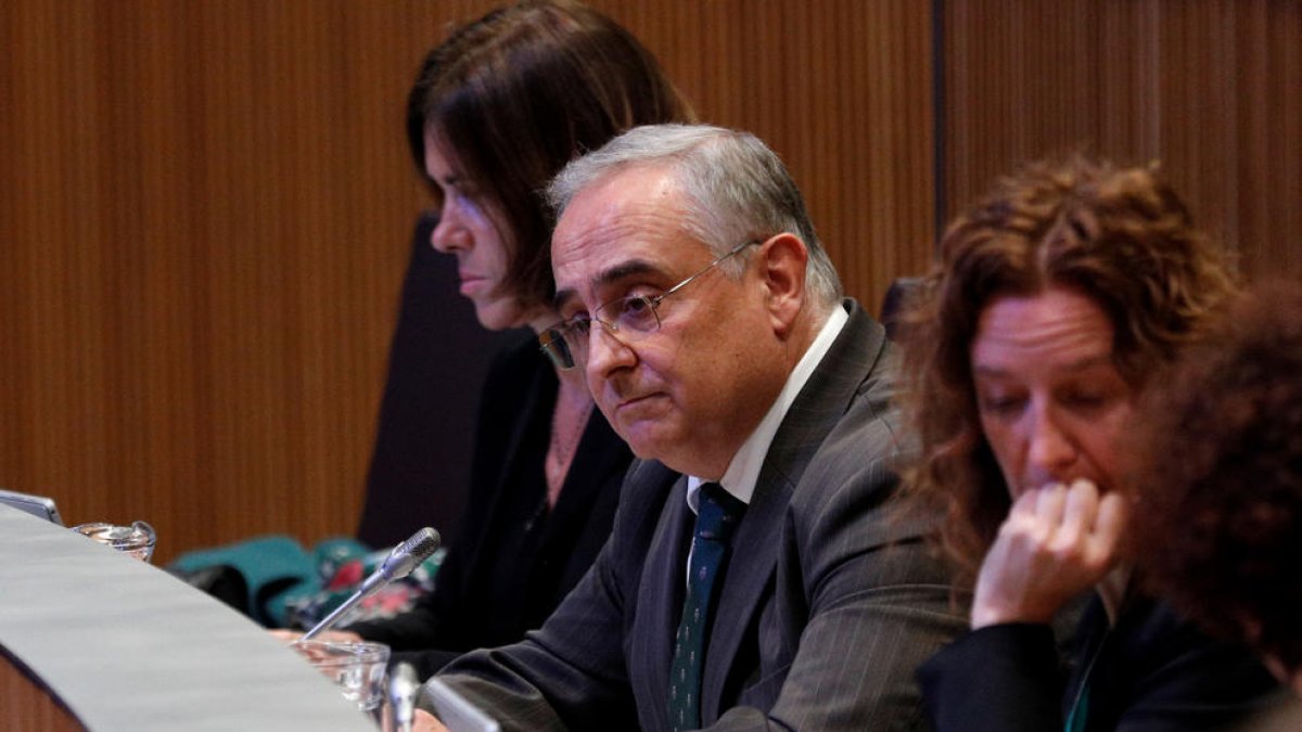 Font durant la sessió del Consell General de dijous passat.