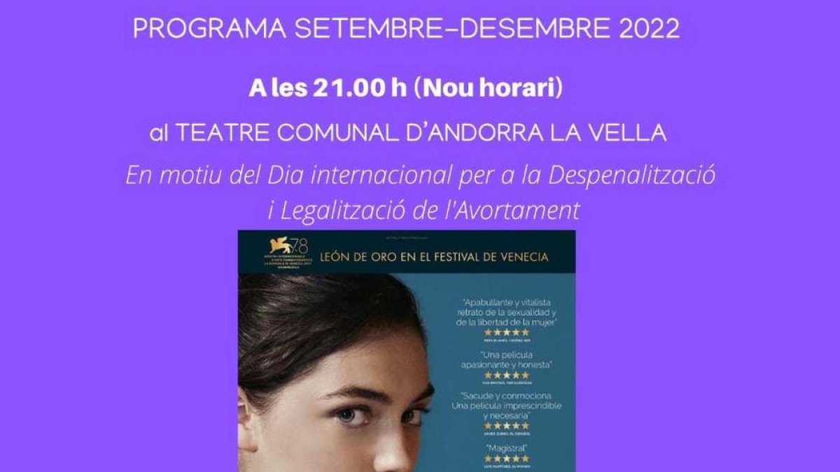 El Cineclub Les Valls projecta dimecres 'L'événement'