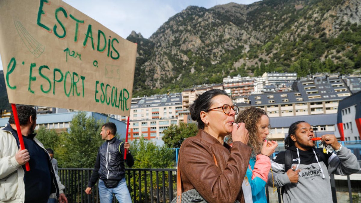 Protesta dels professors del Lycée