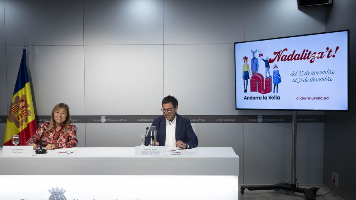 Presentació del Poblet de Nadal d'Andorra la Vella