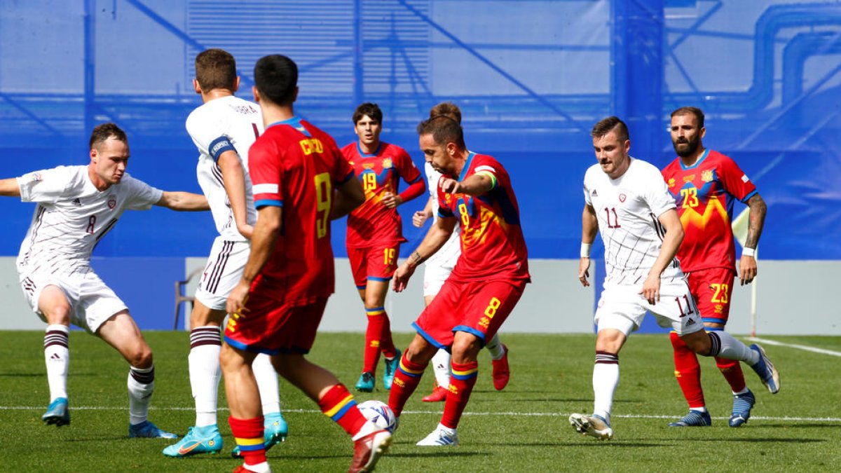 Duel anterior de la selecció.