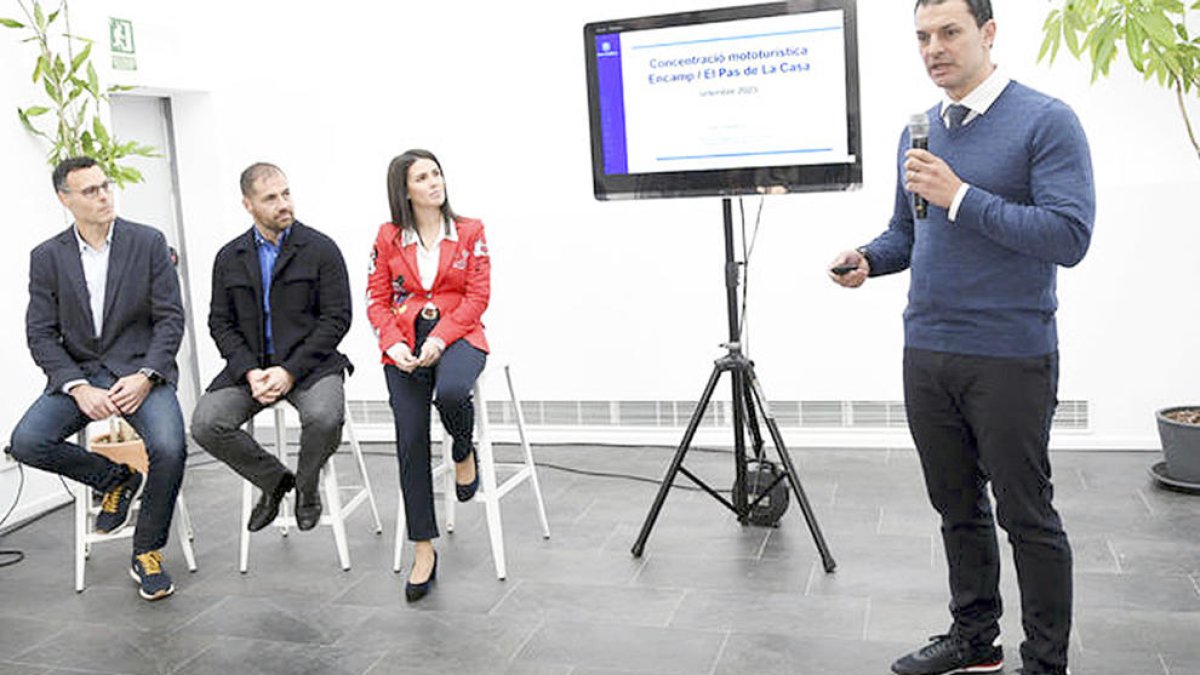 Presentació de la nova concentració de motos.