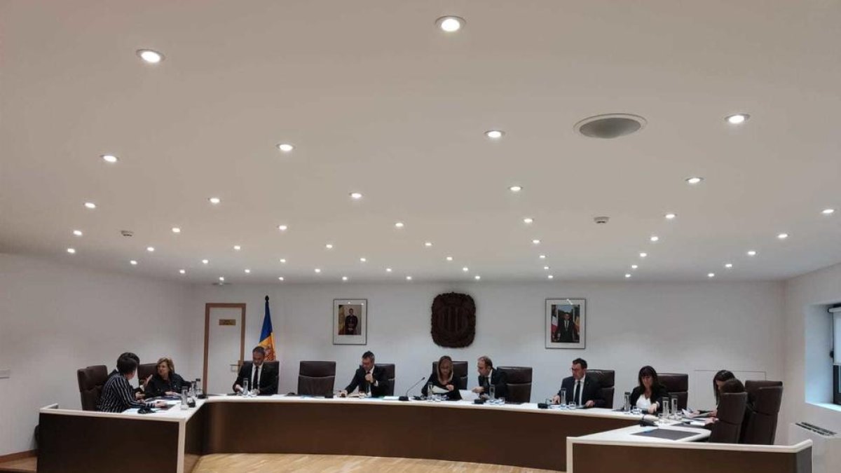 La sessió del consell de comú d'avui