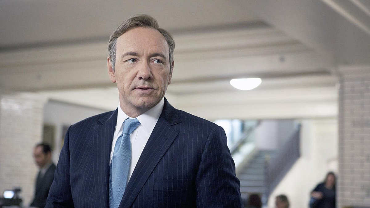 L'actor Kevin Spacey, a 'House of Cards'.