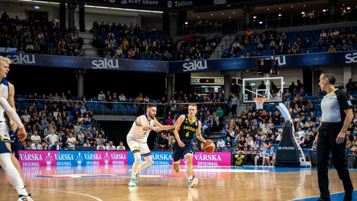 Tobias Borg, durant el darrer partit amb Suècia.