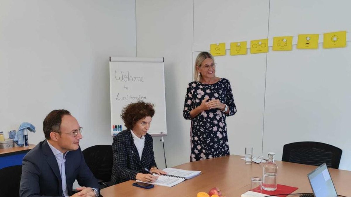 El cap de Govern i la ministra amb Renate Bachmann