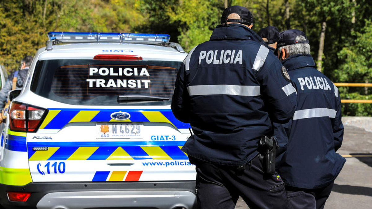 Una patrulla de la policia.