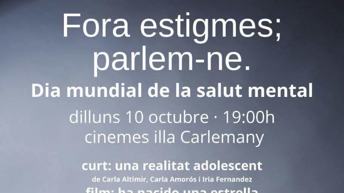 Cartell del dia mundial de la salut mental