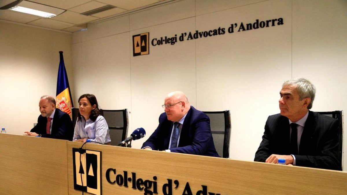Presentació aquest matí de la reunió del consell de l'advocacia europea