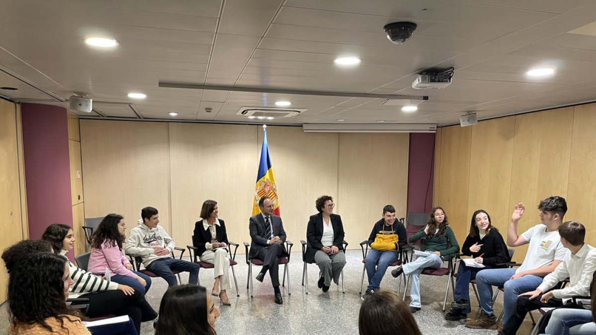 La trobada amb els joves