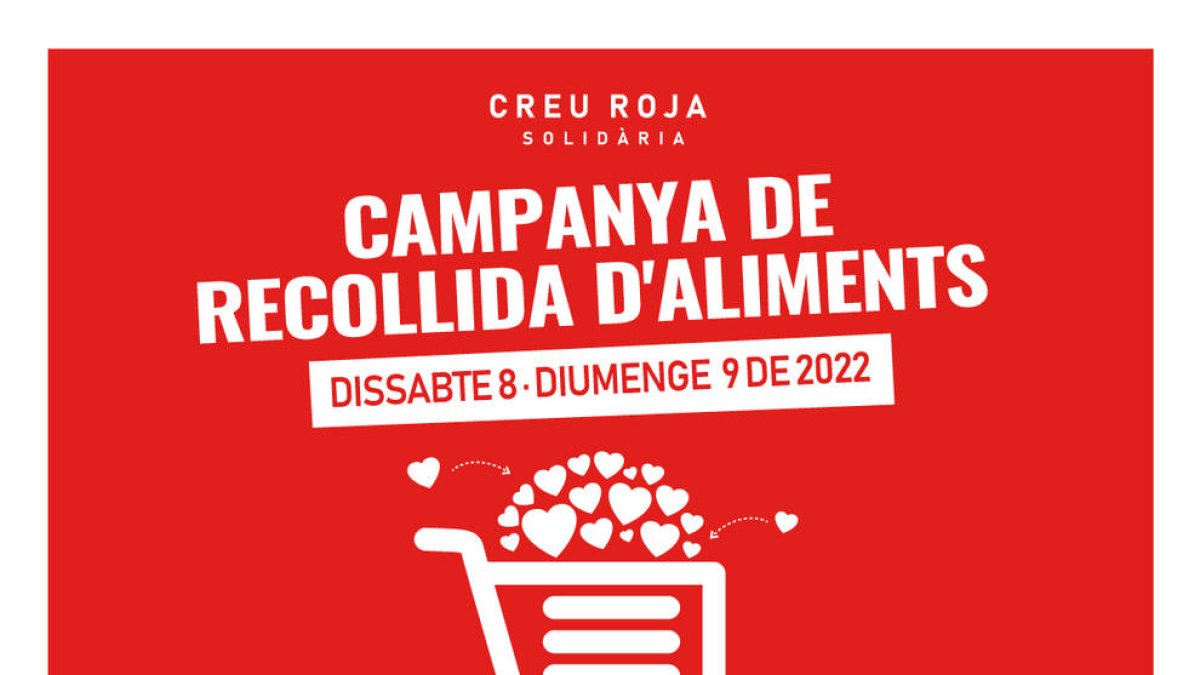 Campanya de recollida d'aliments a favor de la Creu Roja
