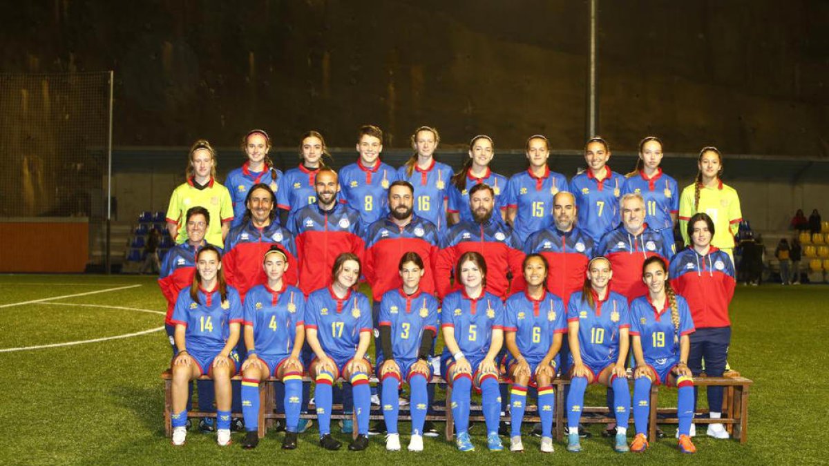 La selecció femenina sub-19.