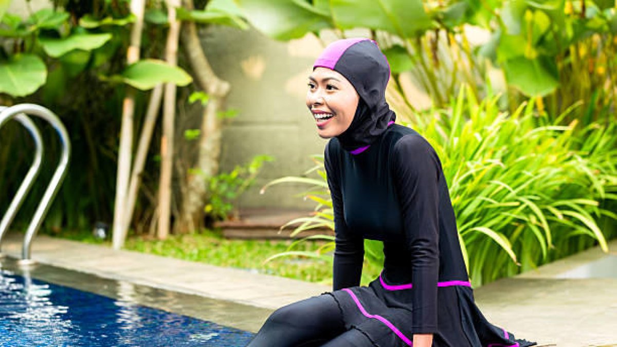 Un vestit de bany tipus burquini.