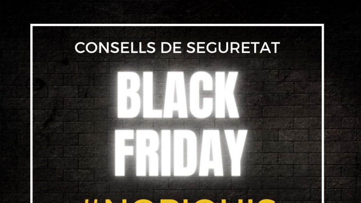 La policia adverteix de les compres del Black Friday
