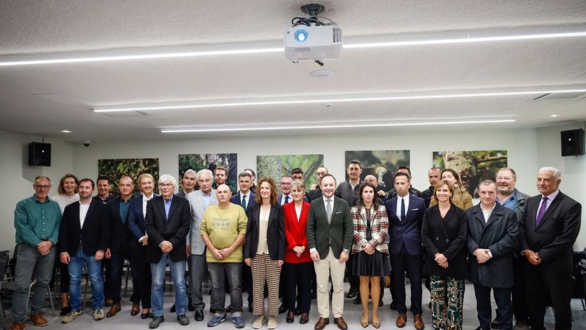 Espot, Suñé i Calvó a la celebració del patró de banders