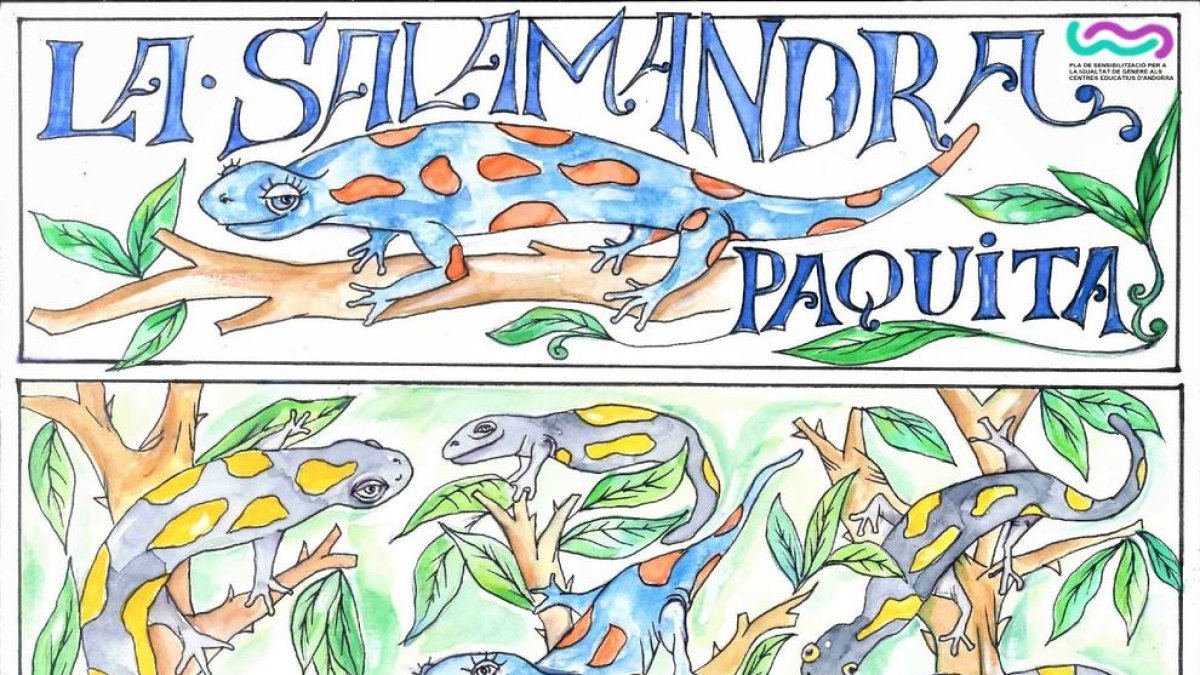 El dibuix que s'ha fet arribar als alumnes de Maternal