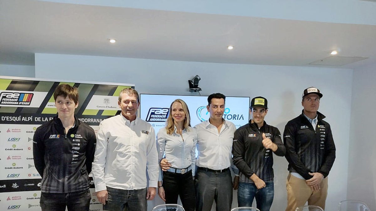 Roger Vidosa, Pepi Pintat, Juan Lago i Joan Verdú, ahir.