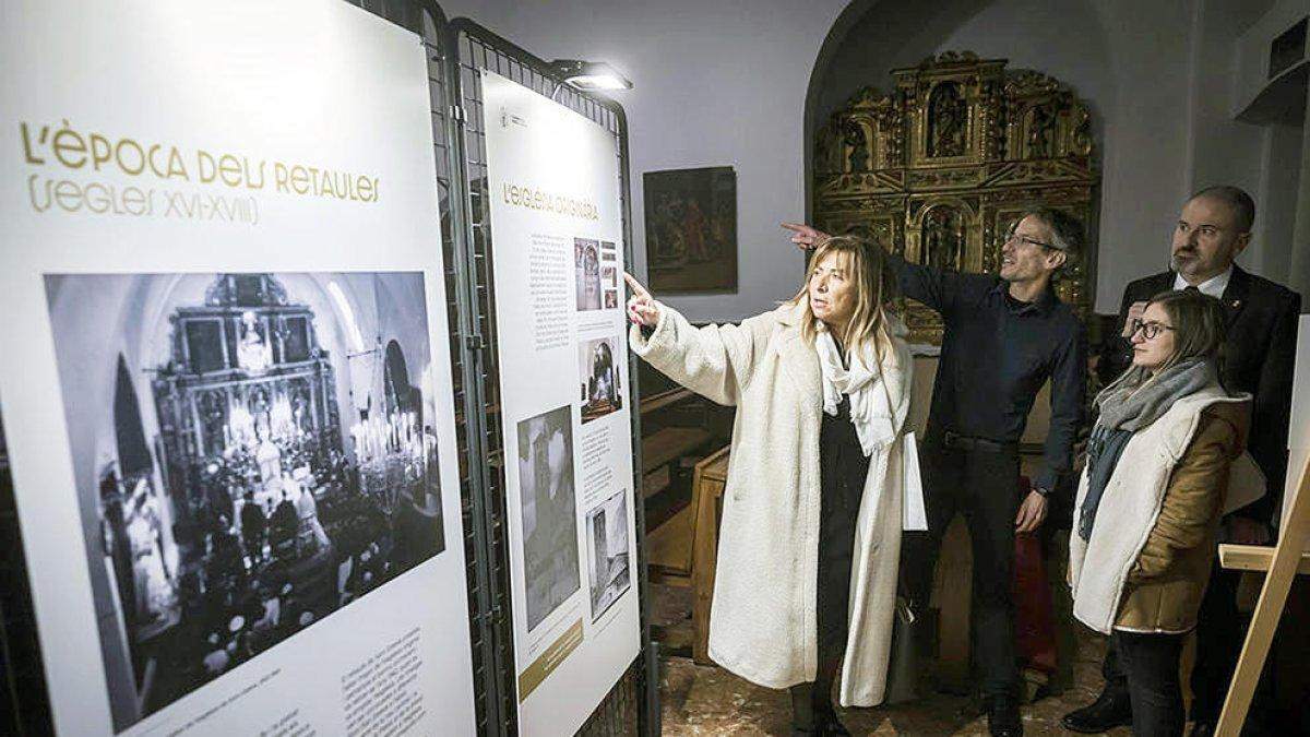 Inauguració de l'exposició.