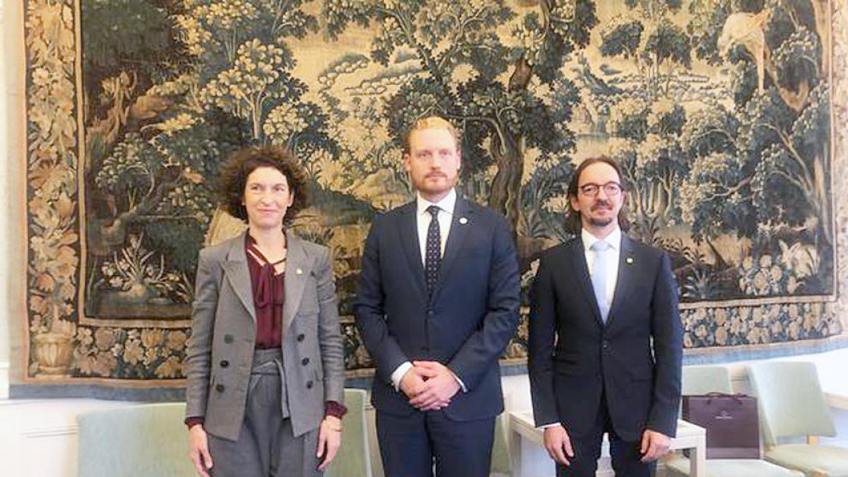 Ubach i Riva es van desplaçar a Suècia ahir.