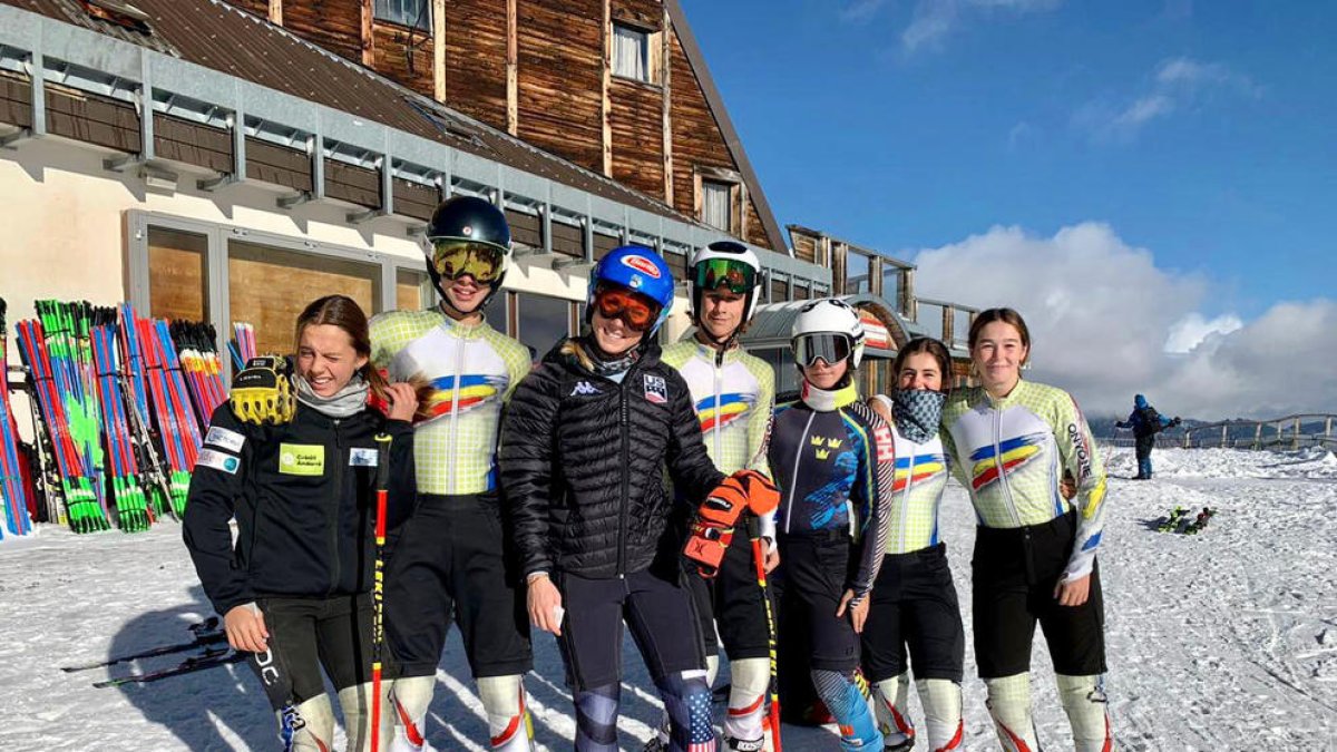 Pérez, Mitjana, Mikaela Shiffrin, Visa, Rafel, Cerqueda i Rodríguez.