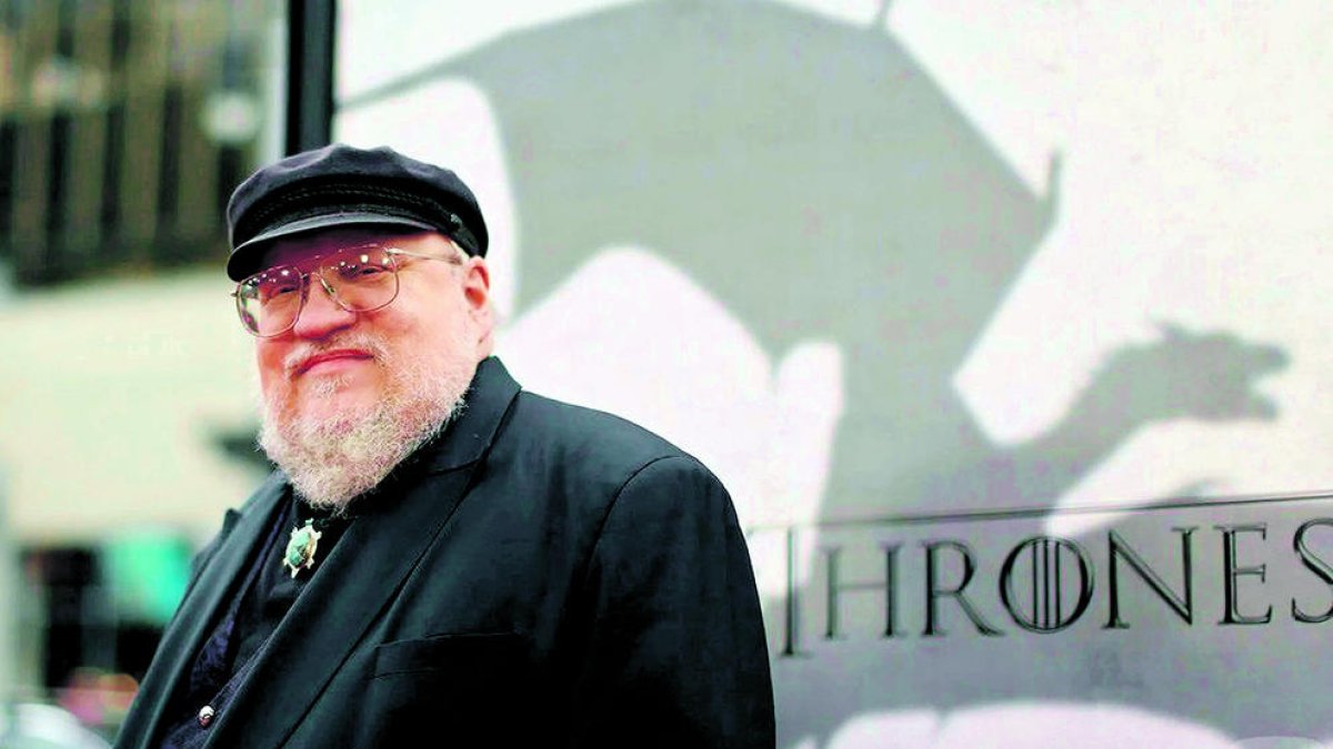 L'escriptor George R. R. Martin.