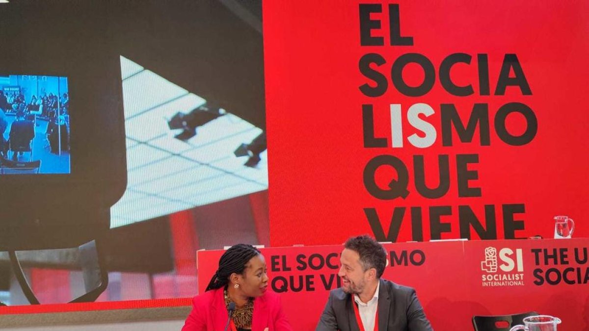 López amb Benedicta Lasi, escollida secretària general